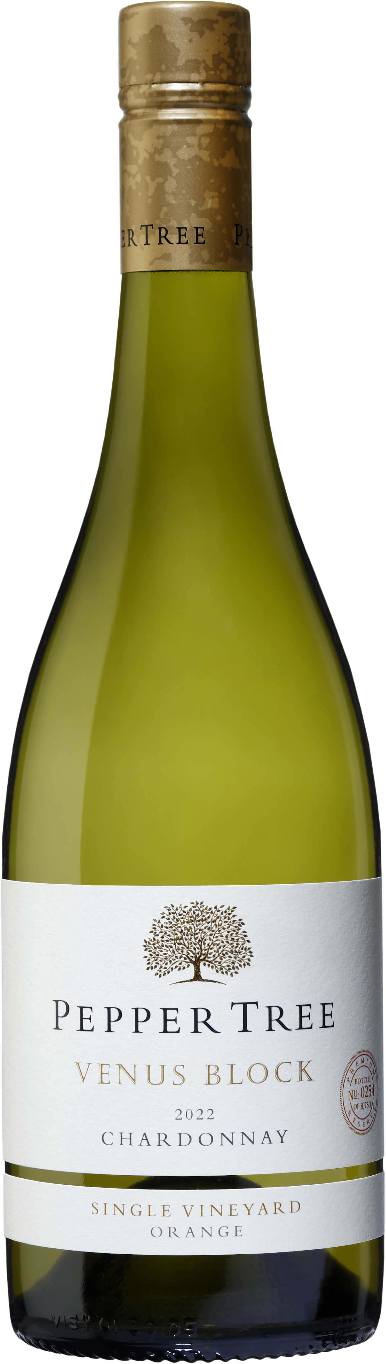 Pepper Tree Wines Venus Block Single Vineyard Chardonnay 2022